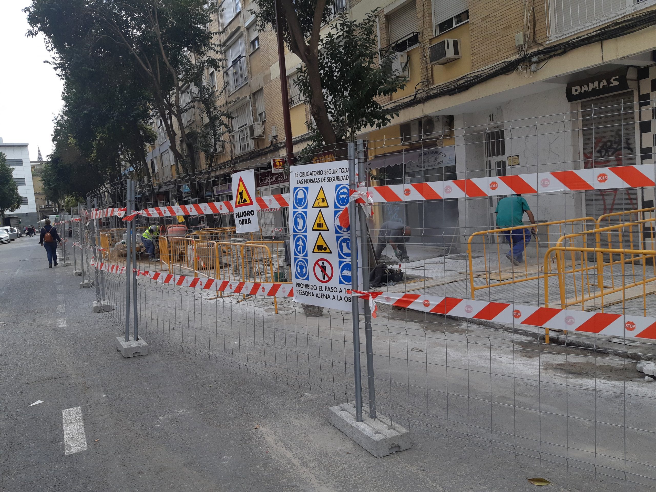 Obra civil Avda. Santa Cecilia praes 1